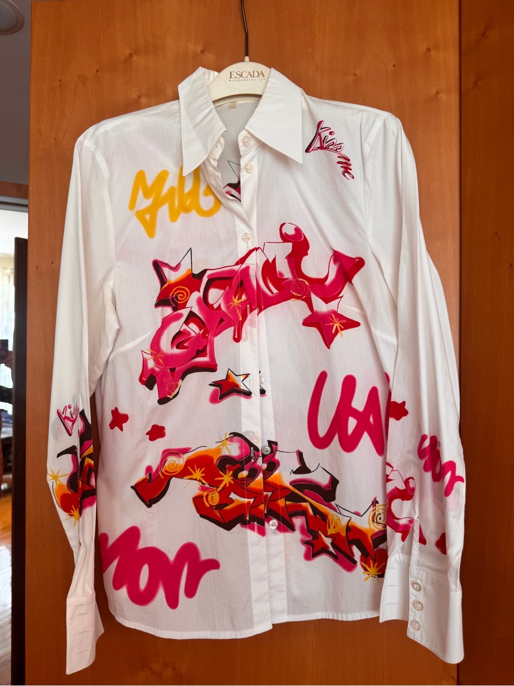 Vintage Escada Graphic Button Down